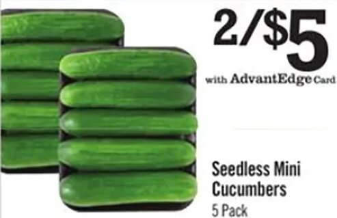 Seedless Mini Cucumbers