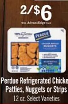 Perdue Refrigerated Chicken Patties, Nuggets or Strips at Price Chopper