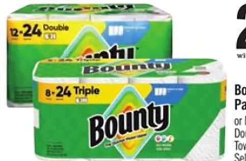 Bounty Paper Towels at Price Chopper