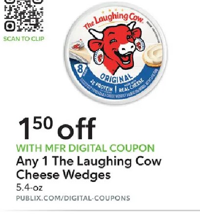 The Laughing Cow Cheese Wedges