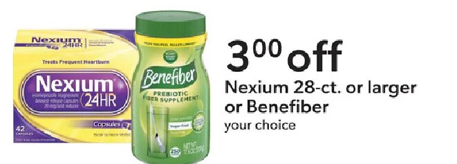 Nexium or Benefiber