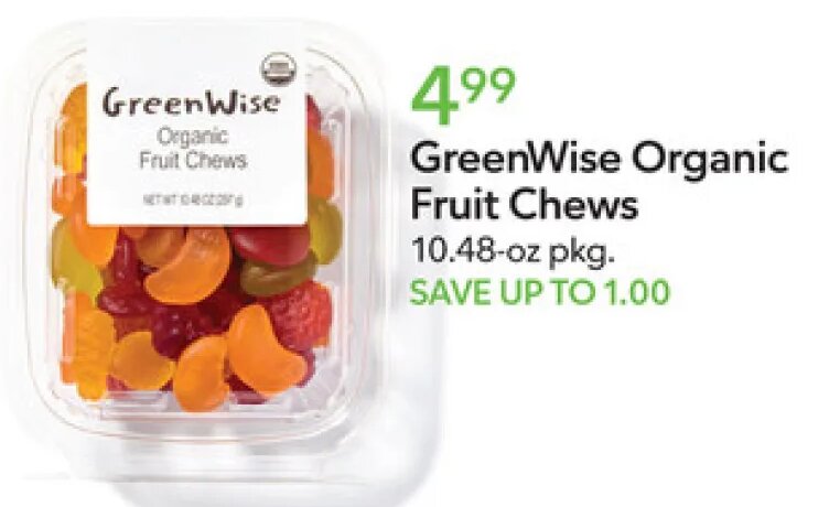 GreenWise Organic Fruit Chews
