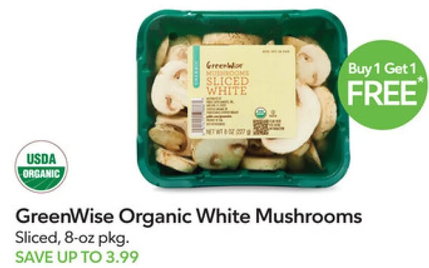 GreenWise Organic White Mushrooms