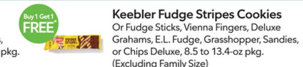 Keebler Fudge Stripes Cookies