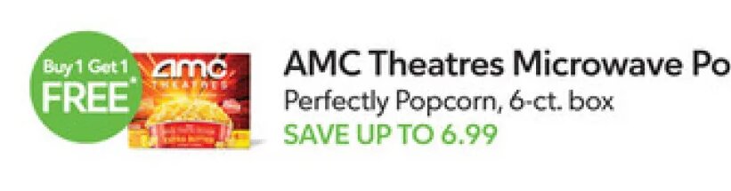 AMC Theatres Microwave Popcorn