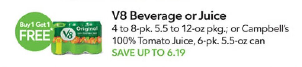V8 Beverage or Juice