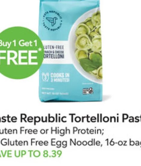 Taste Republic Tortelloni Pasta