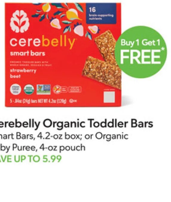 Cerebelly Organic Toddler Bars