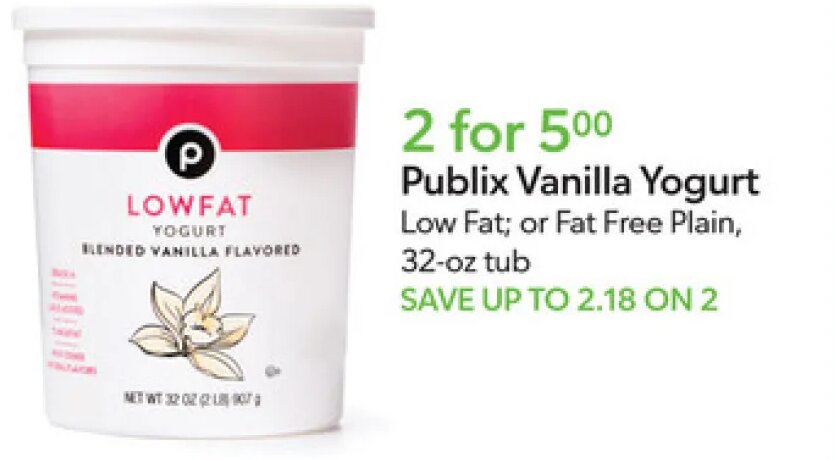Publix Vanilla Yogurt at Publix