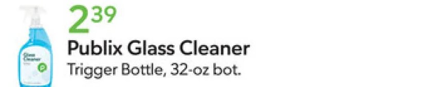 Publix Glass Cleaner
