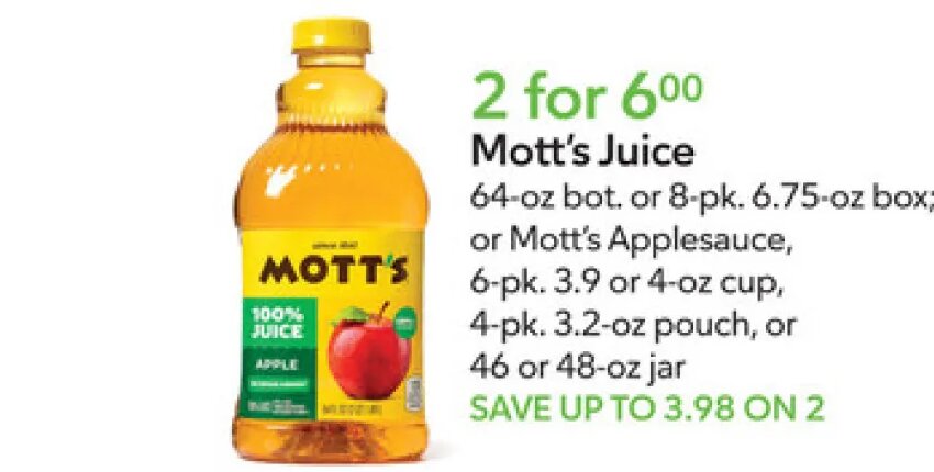 Mott's Juice at Publix