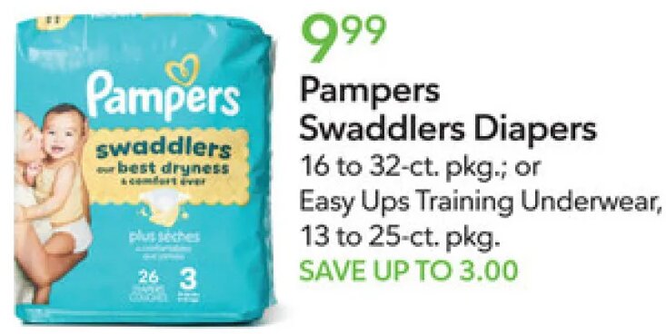 Pampers Swaddlers Diapers at Publix