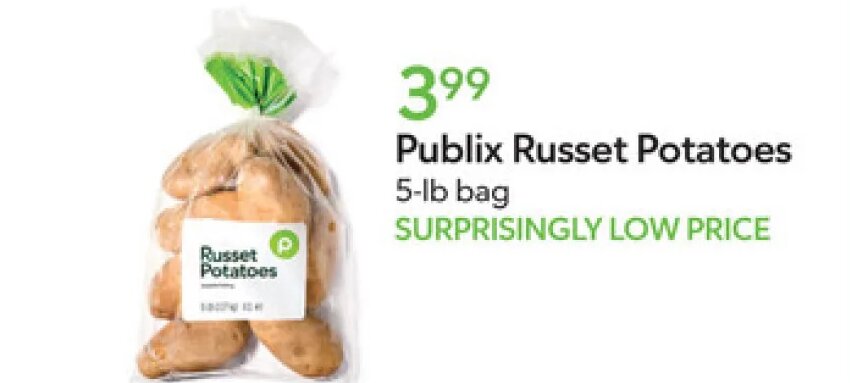 Publix Russet Potatoes at Publix