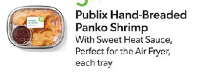 Publix Hand-Breaded Panko Shrimp at Publix