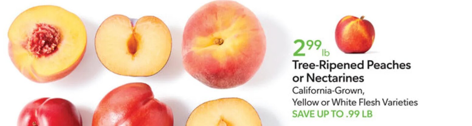Tree-Ripened Peaches or Nectarines