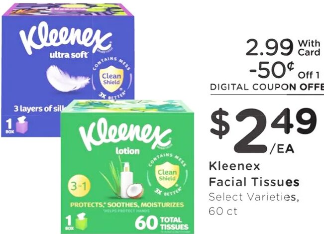 Kleenex Facial Tissues