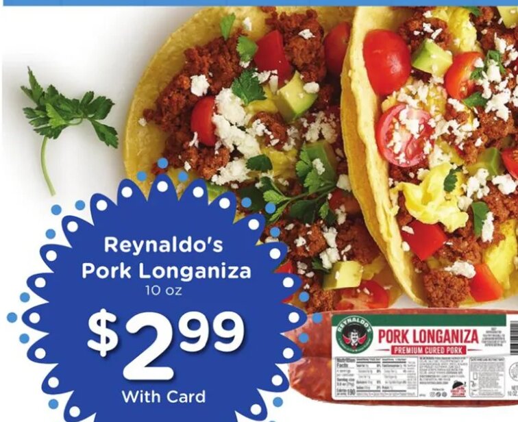 Reynaldo's Pork Longaniza at Ralphs