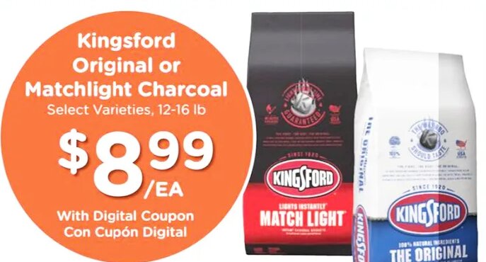 Kingsford Original or Matchlight Charcoal