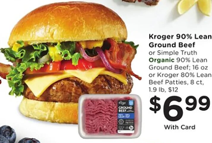 Kroger 90% Lean Ground Beef at Ralphs