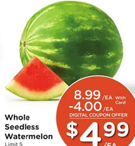 Whole Seedless Watermelon at Ralphs