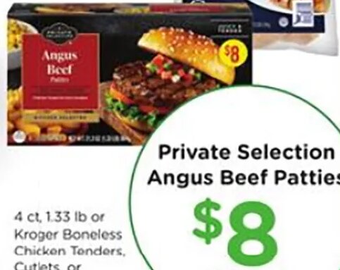 Private Selection Angus Beef Patties