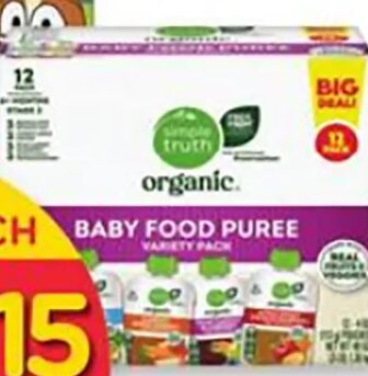 Simple Truth Organic Baby Food Puree