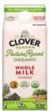 Clover Sonoma Organic Whole Milk