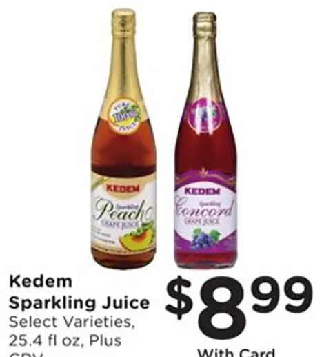 Kedem Sparkling Juice at Ralphs