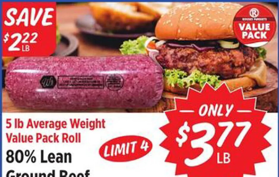 80% Lean Ground Beef at Rouses