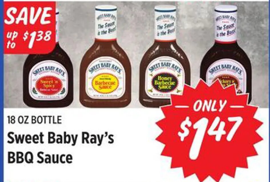 Sweet Baby Ray's BBQ Sauce at Rouses