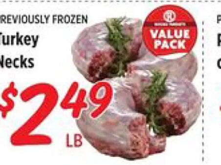 Turkey Necks at Rouses