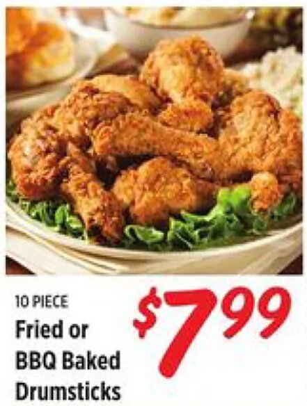 Fried or BBQ Baked Drumsticks