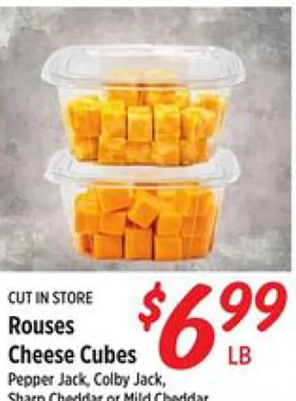 Rouses Cheese Cubes