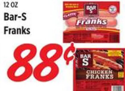 Bar-S Franks at Rouses