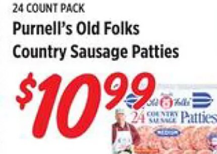 Purnell's Old Folks Country Sausage Patties at Rouses