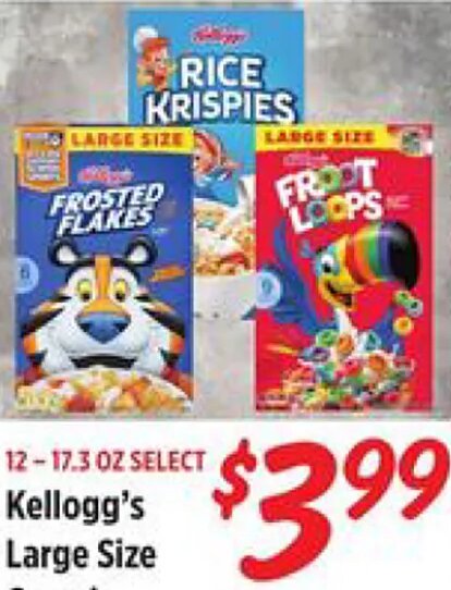 Kellogg's Large Size Cereal at Rouses