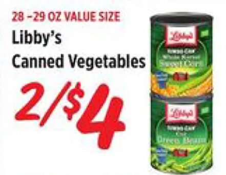 Libby's Canned Vegetables