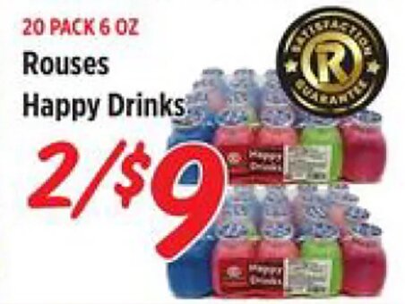 Rouses Happy Drinks