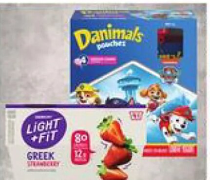 Danimals Pouches / Light + Fit Greek
