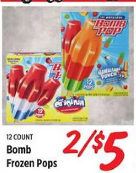 Bomb Frozen Pops
