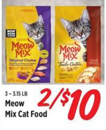 Meow Mix Cat Food at Rouses