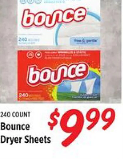 Bounce Dryer Sheets