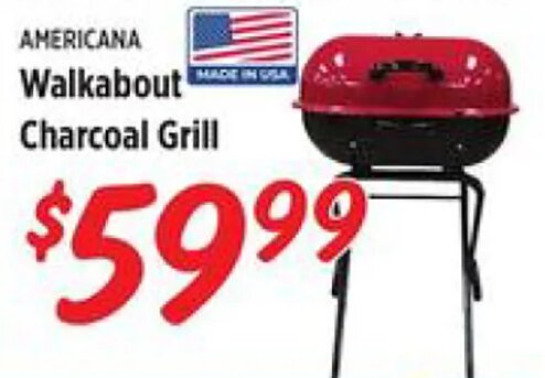 Americana Walkabout Charcoal Grill