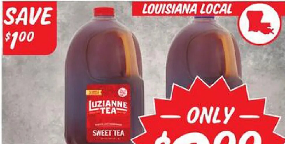 Luzianne Sweet Tea at Rouses