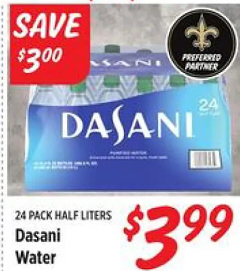 Dasani Water at Rouses