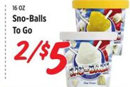 Sno-Balls To Go