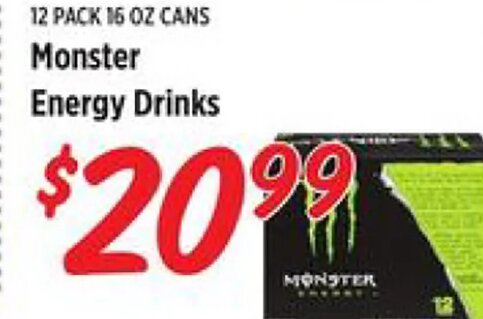 Monster Energy Drinks at Rouses