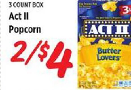 Act II Popcorn at Rouses