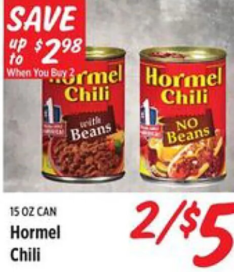 Hormel Chili at Rouses