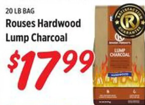 Rouses Hardwood Lump Charcoal